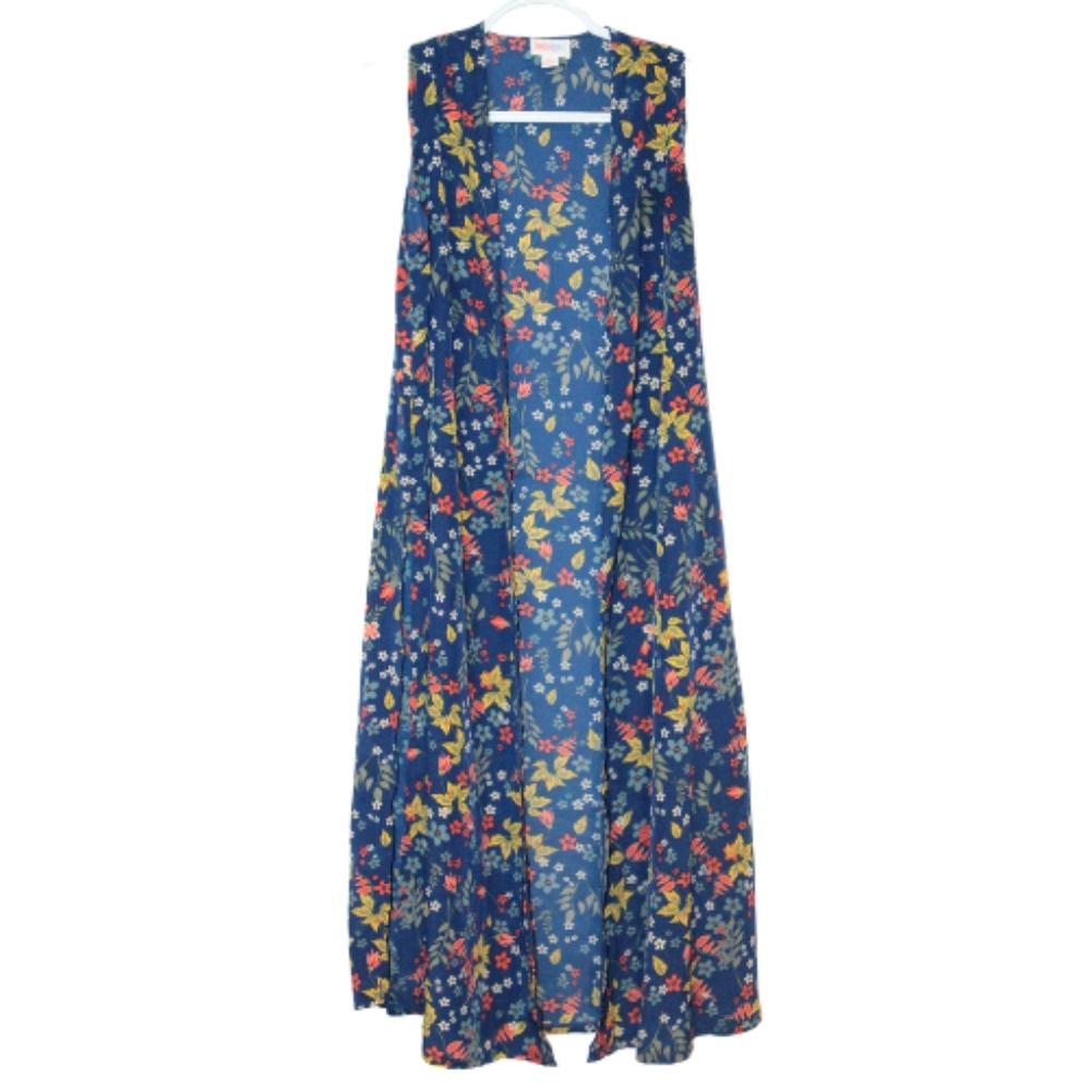 2/$40 🏷 Lularoe Floral Joy Vest Size XS